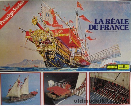 Heller 1/75 La Reale De France - 17th Century Warship, 6541 plastic model kit